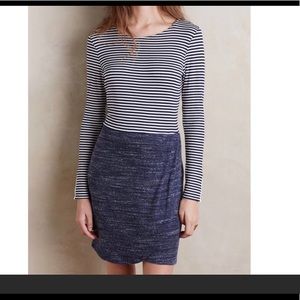 Anthropologie Dolan striped/blue dress- med